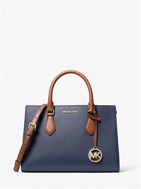 michael kors two tone satchel|Michael Kors satchel.